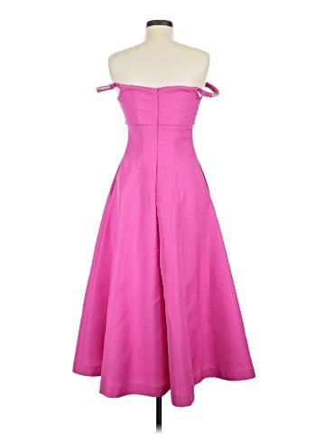 Self-Portrait Textured Diamante Detail Midi Dress (view 2)