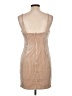 Forever 21 Metallic Tan Cocktail Dress Size L - photo 2