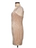 Forever 21 Metallic Tan Cocktail Dress Size L - photo 5