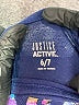 Justice Active Blue Short Sleeve T-Shirt Size 6 - 7 - photo 3