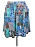 Lularoe Graphic Blue Casual Skirt Size 3X - photo 2