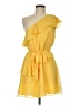 Ali & Jay 100% Polyester Yellow Cocktail Dress Size M - photo 1