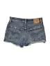 Levi's 100% Cotton Blue Denim Shorts Size 26 waist - photo 2