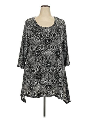 Woman Within 3/4 Sleeve Blouse (view 1)