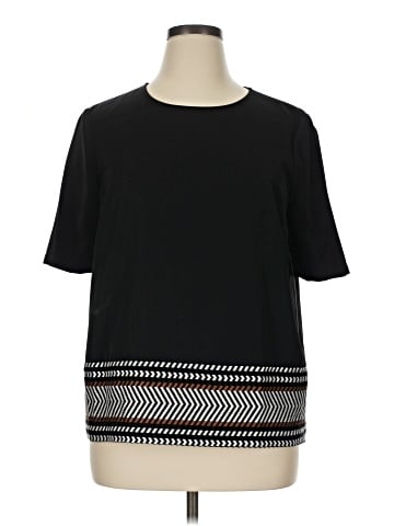 Badgley Mischka Short Sleeve Top (view 1)