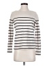 Gap 100% Cotton Stripes Ivory Turtleneck Sweater Size S - photo 1