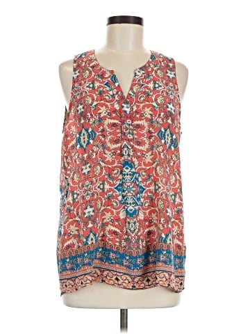 Tolani Sleeveless Silk Top (view 1)