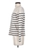 Gap 100% Cotton Stripes Ivory Turtleneck Sweater Size S - photo 5