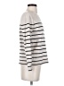 Gap 100% Cotton Stripes Ivory Turtleneck Sweater Size S - photo 4