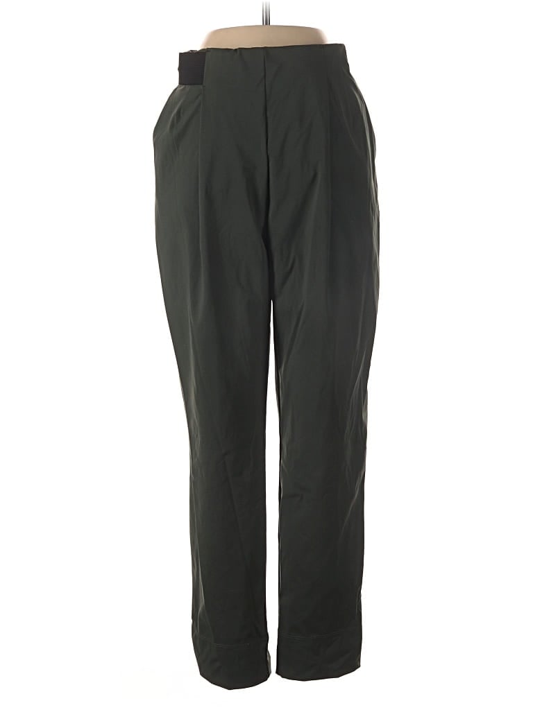 ADAY Dress Pants - High Rise: Green Bottoms - Size Small