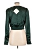 Spring & Mercer Green Long Sleeve Blouse Size L - photo 2