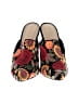 Wild Diva Floral Red Mule/Clog Size 7 - photo 2