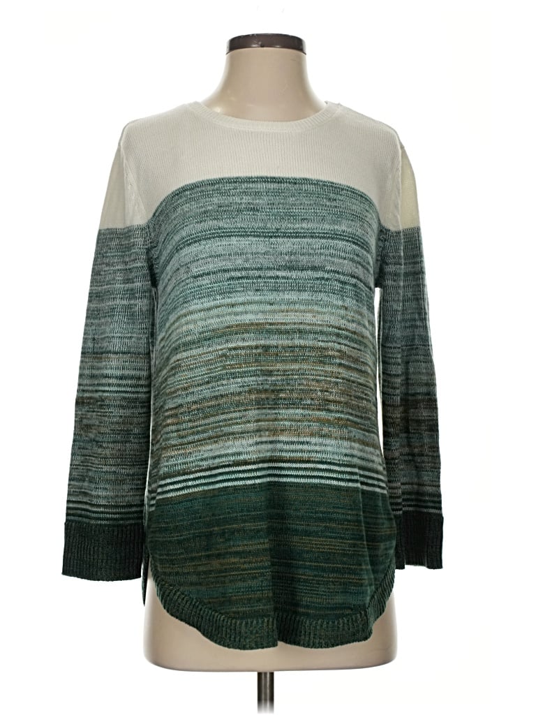 Pre-owned Allison Daley Pullover Sweater In Green