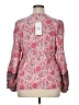 Assorted Brands Pink Long Sleeve Blouse Size XL - photo 2