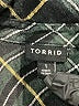 Torrid 100% Cotton Plaid Black Long Sleeve Button-Down Shirt Size 1X Plus (1) - photo 7