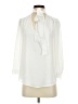HD in Paris 100% Polyester Ivory 3/4 Sleeve Blouse Size 2 - photo 1