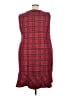 Talbots Plaid Red Casual Dress Size 24W - photo 2