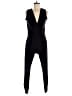 Valia Solid Black Jumpsuit Size M - photo 1