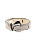 Chico's 100% Leather Silver Leather Belt Size L - photo 1