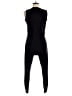 Valia Solid Black Jumpsuit Size M - photo 2