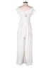 L Space 100% Viscose Solid White Jumpsuit Size M - photo 2
