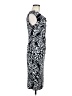 Evan Picone Graphic Silver Cocktail Dress Size 6 - photo 4