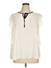 Sejour 100% Polyester Ivory Sleeveless Blouse Size 14 - photo 1