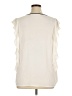 Sejour 100% Polyester Ivory Sleeveless Blouse Size 14 - photo 2
