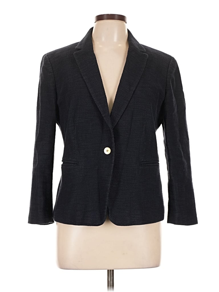 Pre-owned Ann Taylor Blazer Jacket In Black
