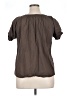 Essentials Brown Short Sleeve Blouse Size 1X - photo 2