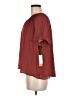 Halogen 100% Polyester Burgundy Short Sleeve Blouse Size M - photo 5