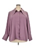 ELOQUII Purple 3/4 Sleeve Blouse Size 20 Plus - photo 1