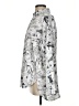 Karl Lagerfeld Paris Graphic Silver Long Sleeve Blouse Size S - photo 5
