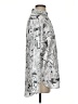 Karl Lagerfeld Paris Graphic Silver Long Sleeve Blouse Size S - photo 4