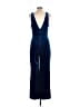 Lulus Metallic Blue Jumpsuit Size XL - photo 2