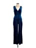 Lulus Metallic Blue Jumpsuit Size XL - photo 1