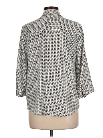 Dana Buchman 3/4 Sleeve Button-Down Shirt (view 2)