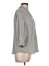 Dana Buchman Houndstooth Gray 3/4 Sleeve Button-Down Shirt Size L - photo 4
