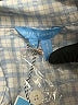 Draper James Checkered-gingham Blue Romper Size S - photo 4