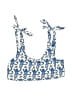 Unbranded Paisley Blue Swimsuit Top Size XSEstimated - photo 1