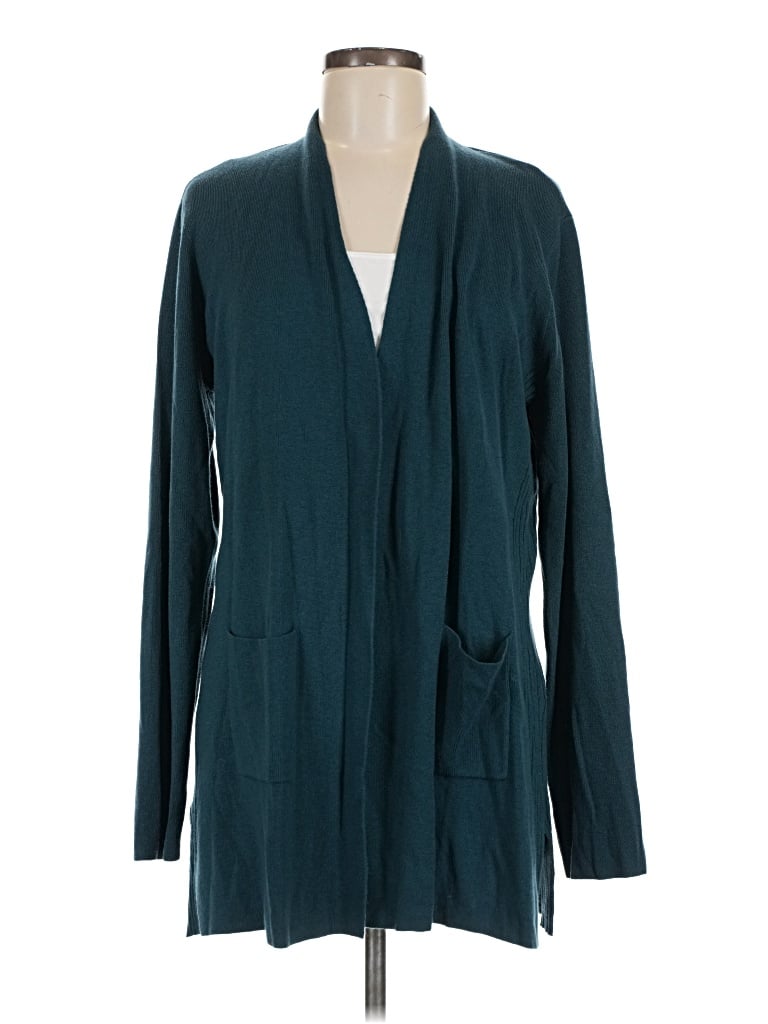 Pre-owned Orvis Cardigan Sweater In Teal