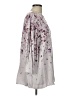Purejill Floral Gray 3/4 Sleeve Blouse Size L - photo 4