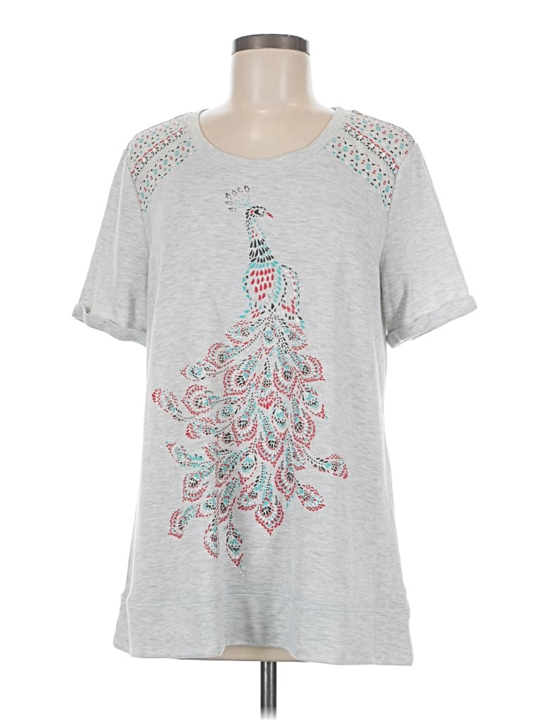 Pre-owned C Established 1946 Short Sleeve T-shirt In Silver