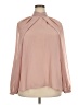 ELOQUII Pink Long Sleeve Blouse Size 20 Plus - photo 1