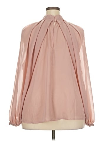 ELOQUII Long Sleeve Blouse (view 2)