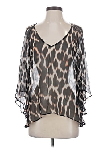 Lavender Brown Blouse (view 1)