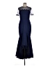 JS Collections Blue Cocktail Dress Size 10 - photo 1