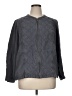 J.Jill 100% Cotton Argyle Gray Jacket Size XL - photo 1