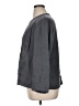 J.Jill 100% Cotton Argyle Gray Jacket Size XL - photo 5