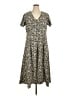 Levi's 100% Polyester Print Gray Casual Dress Size 1X - photo 1